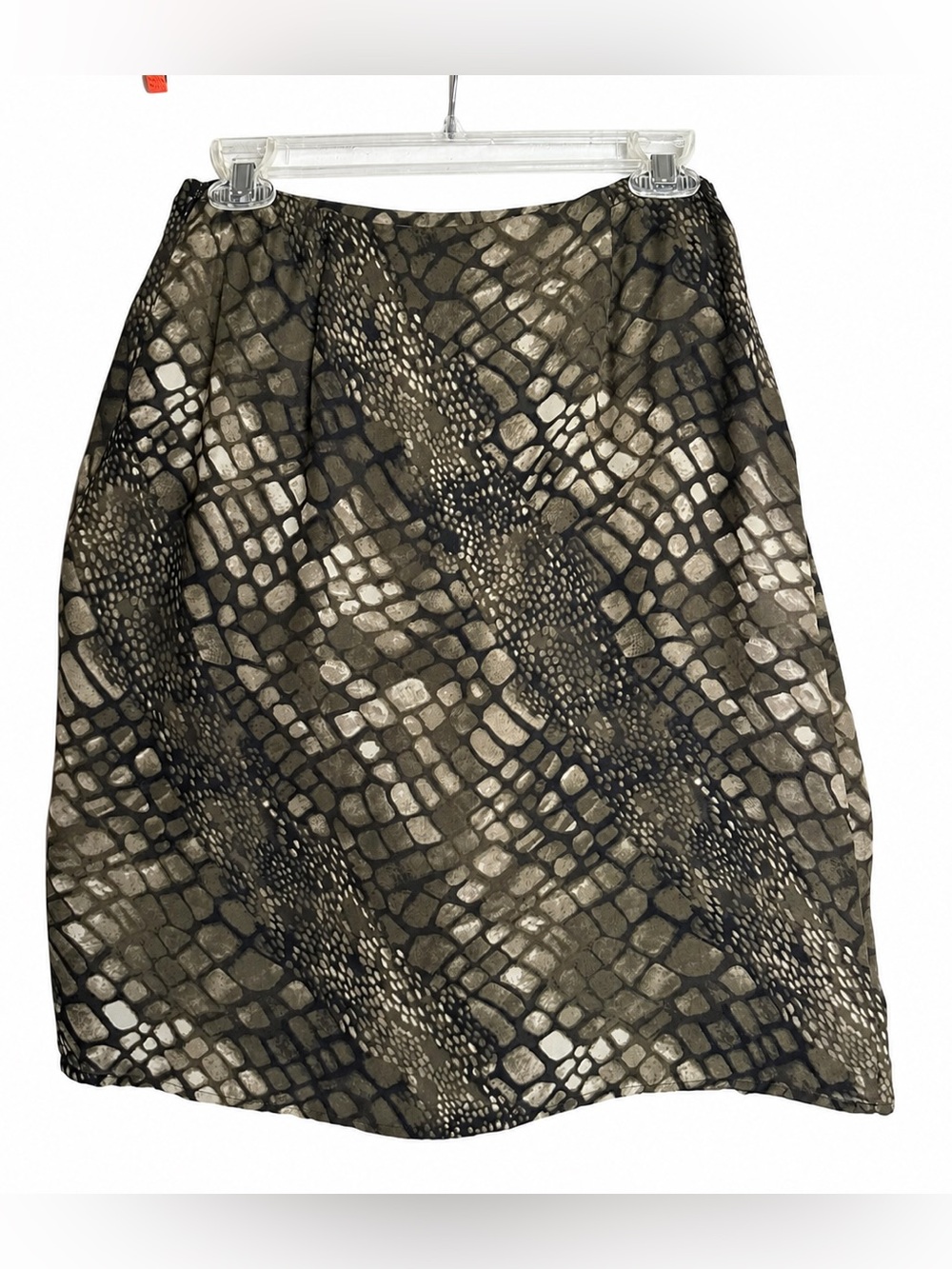 Valerie Stevens Petite 100% Silk Skirt Women's 6P Fully Lined Preppy Luxury